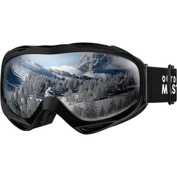 OTG ski goggles over glasses anti fog snow goggles UV protection adult youth ski - Picture 7 of 7